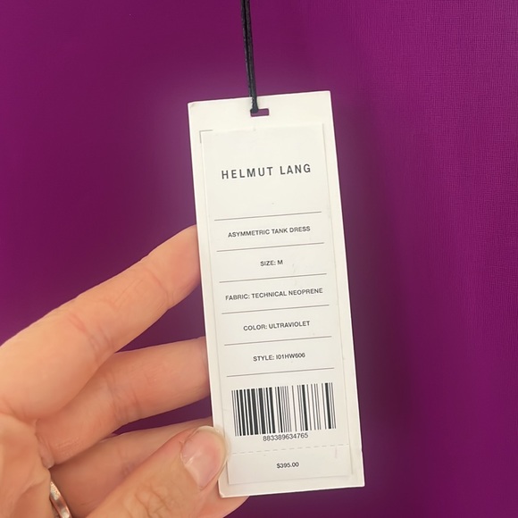 NWT $395 Helmut Lang Arymetric Tank dress size M - Picture 11 of 17
